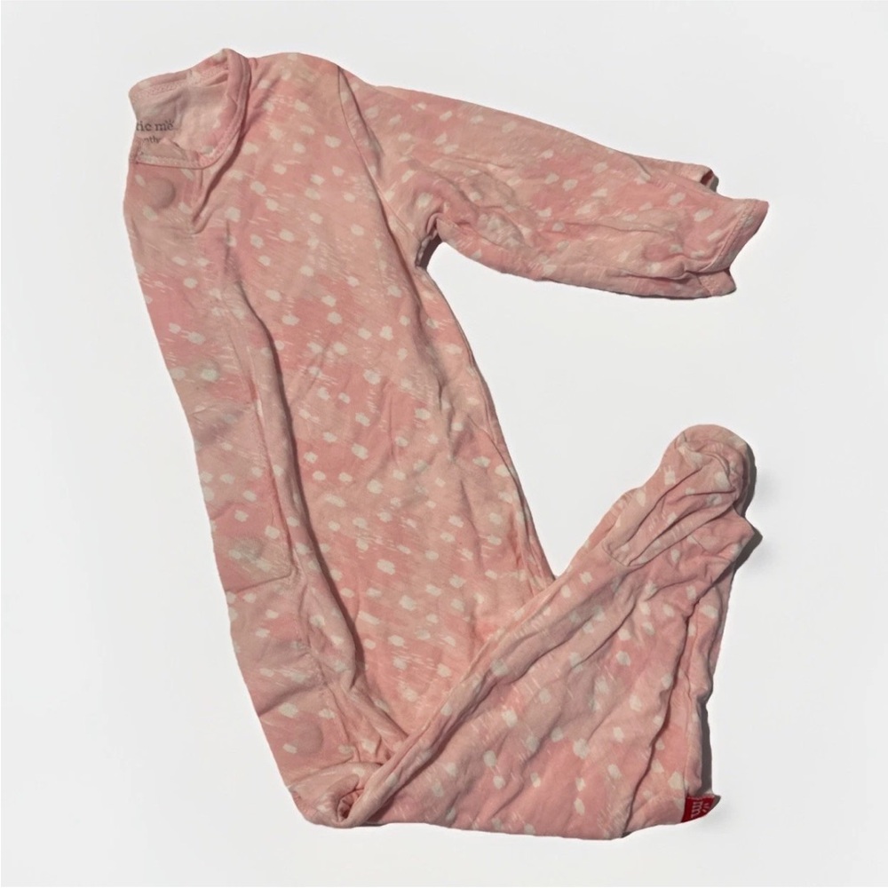 Magnetic Me Pink and White Infant Sleeper, Adorable Retired Color/Pattern